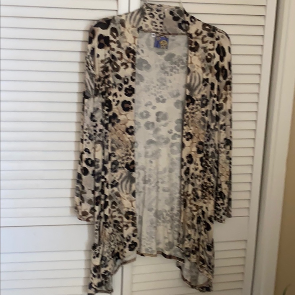 Animal print jacket